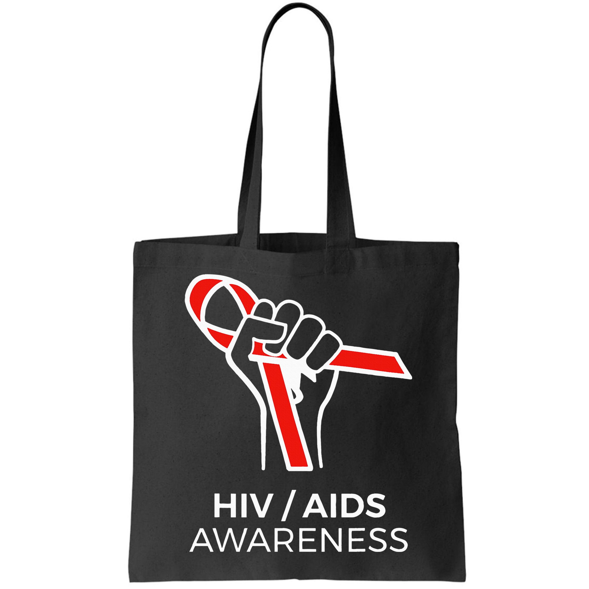 HIV Awareness Month Red Ribbon National AIDS Awareness Bag