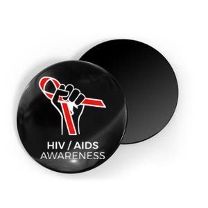 HIV Awareness Month Red Ribbon National AIDS Awareness Magnet