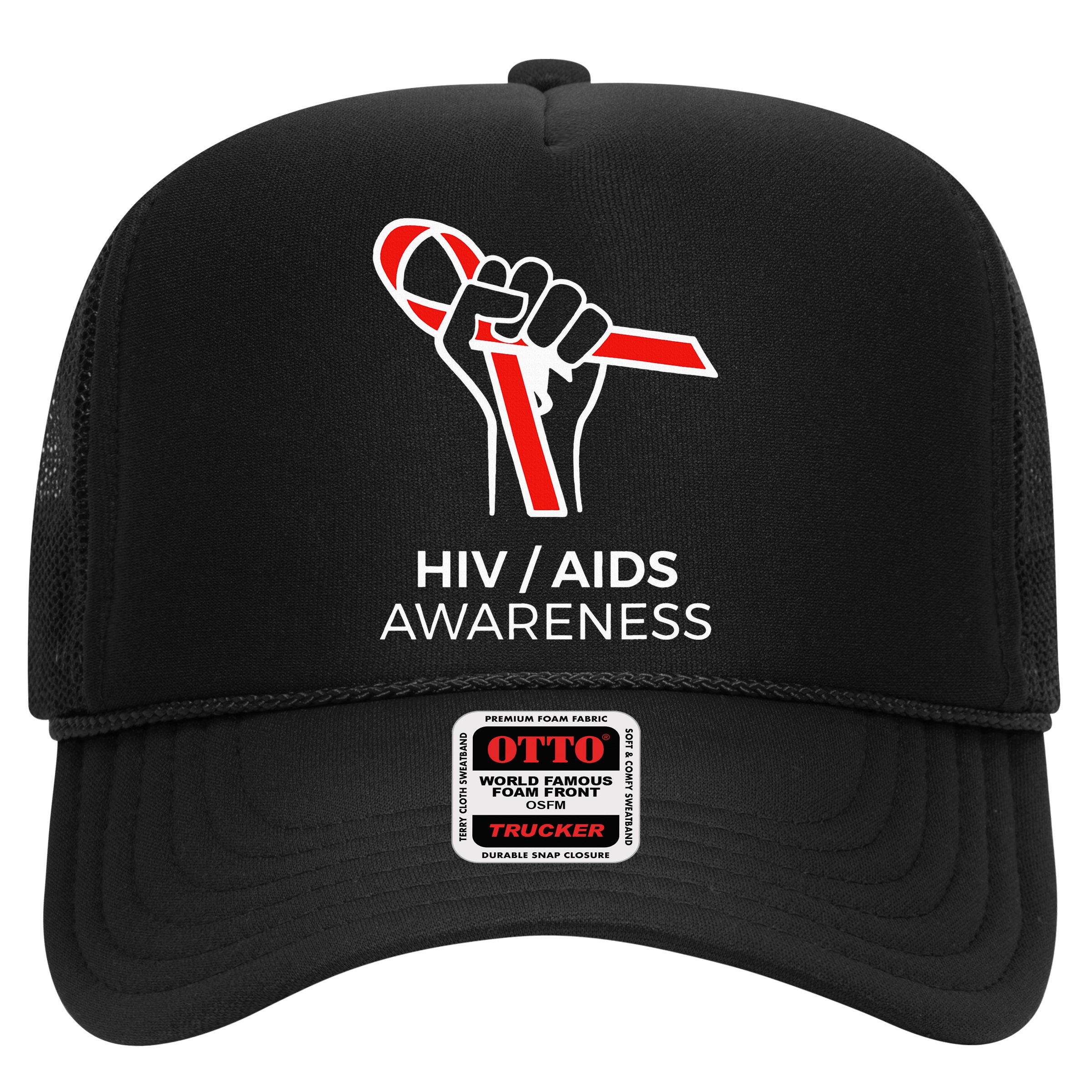 HIV Awareness Month Red Ribbon National AIDS Awareness Hat