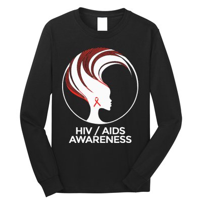 HIV Awareness Month AIDS Long Sleeve Shirt