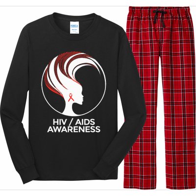 HIV Awareness Month AIDS Long Sleeve Pajama Set