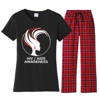 HIV Awareness Month AIDS Women's Flannel Pajama Set