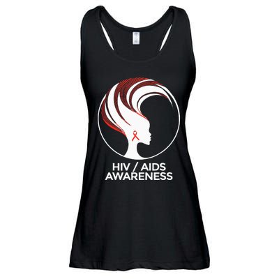 HIV Awareness Month AIDS Ladies Essential Flowy Tank