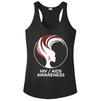 HIV Awareness Month AIDS Ladies PosiCharge Competitor Racerback Tank