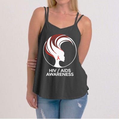 HIV Awareness Month AIDS Women's Strappy Tank