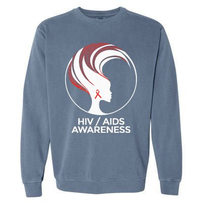 HIV Awareness Month AIDS Garment-Dyed Sweatshirt