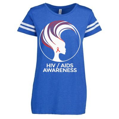 HIV Awareness Month AIDS Enza Ladies Jersey Football T-Shirt