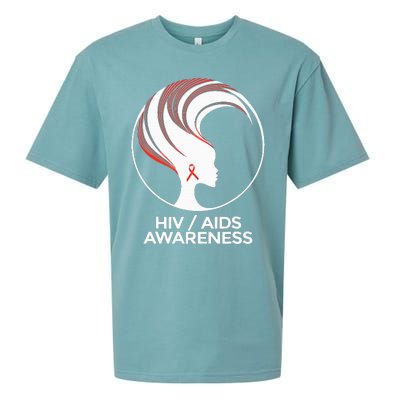 HIV Awareness Month AIDS Sueded Cloud Jersey T-Shirt