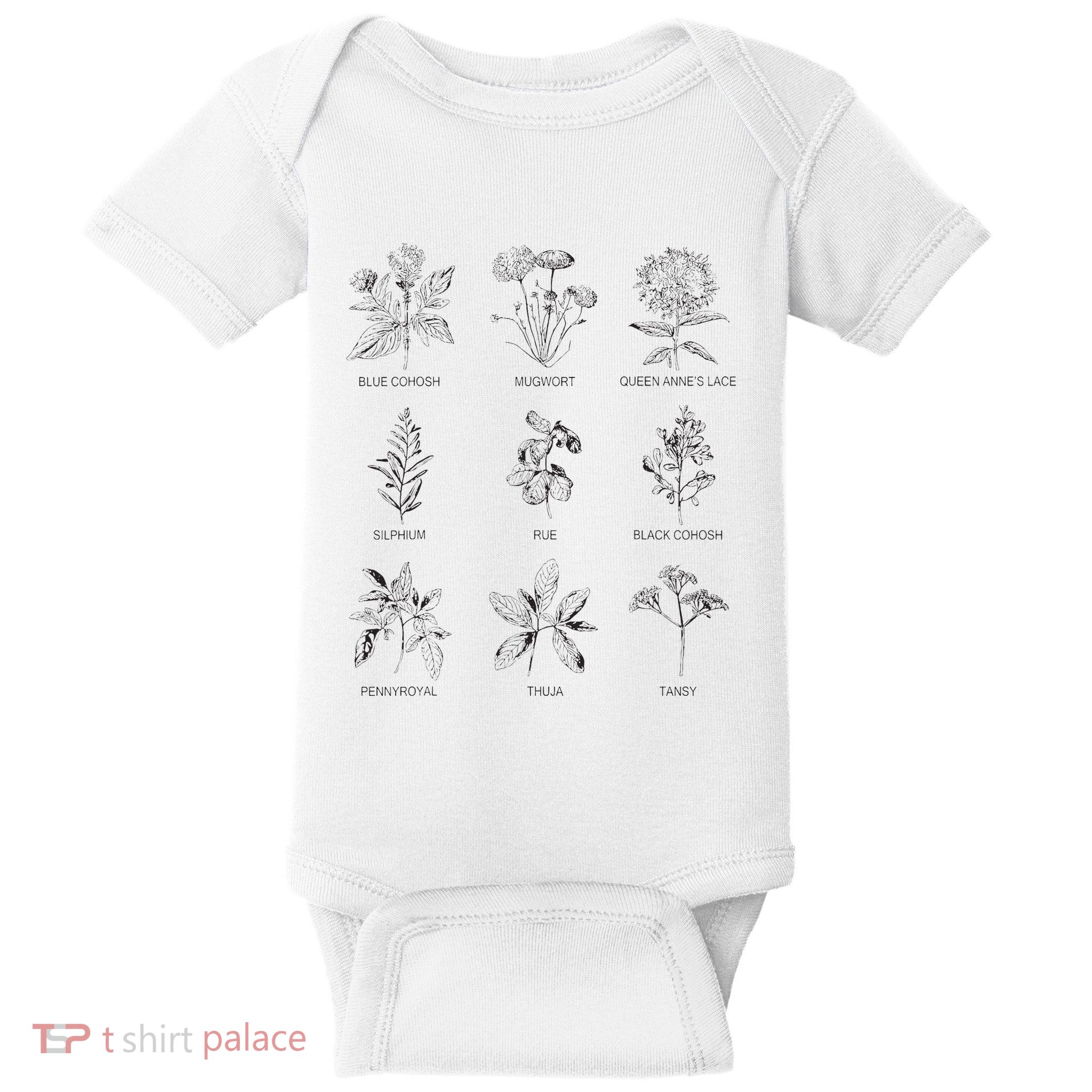 Herbs Abortion My Body My Choice Feminism Baby Bodysuit