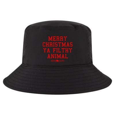 Home Alone Merry Christmas Ya Filthy Animal Text Stack Cool Comfort Performance Bucket Hat