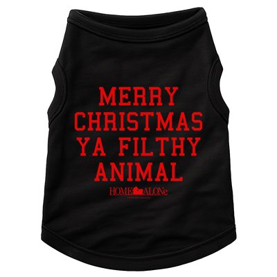 Home Alone Merry Christmas Ya Filthy Animal Text Stack Doggie Tank