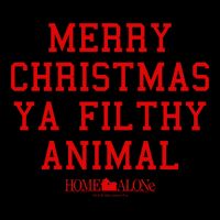 Home Alone Merry Christmas Ya Filthy Animal Text Stack 16 in Basic Backpack