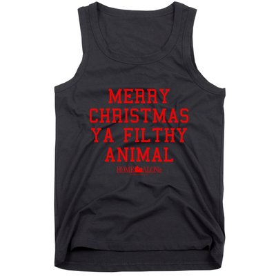 Home Alone Merry Christmas Ya Filthy Animal Text Stack Tank Top