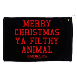 Home Alone Merry Christmas Ya Filthy Animal Text Stack Grommeted Golf Towel