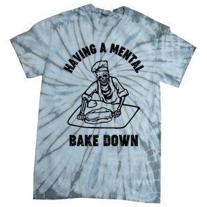 Having A Mental Bake Down Halloween Chef Tie-Dye T-Shirt