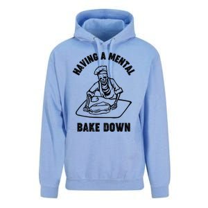 Having A Mental Bake Down Halloween Chef Unisex Surf Hoodie