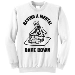 Having A Mental Bake Down Halloween Chef Sweatshirt