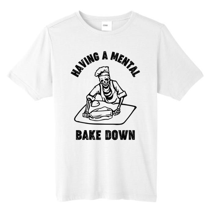 Having A Mental Bake Down Halloween Chef Tall Fusion ChromaSoft Performance T-Shirt