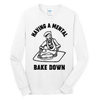 Having A Mental Bake Down Halloween Chef Tall Long Sleeve T-Shirt