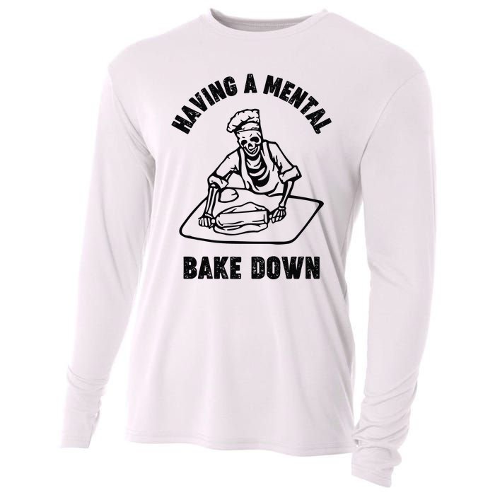 Having A Mental Bake Down Halloween Chef Cooling Performance Long Sleeve Crew