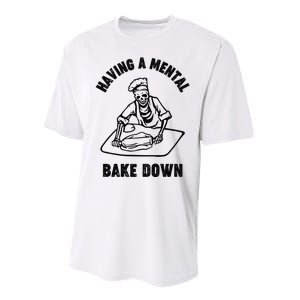 Having A Mental Bake Down Halloween Chef Performance Sprint T-Shirt