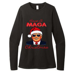 Have A Maga Christmas Humorous Pajamas Santa Womens CVC Long Sleeve Shirt