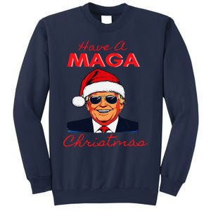 Have A Maga Christmas Humorous Pajamas Santa Sweatshirt