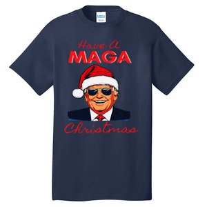 Have A Maga Christmas Humorous Pajamas Santa Tall T-Shirt