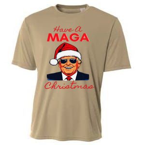 Have A Maga Christmas Humorous Pajamas Santa Cooling Performance Crew T-Shirt