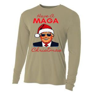 Have A Maga Christmas Humorous Pajamas Santa Cooling Performance Long Sleeve Crew