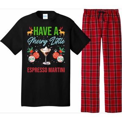 Have A Merry Little Espresso Martini Christmas Holiday Gift Pajama Set