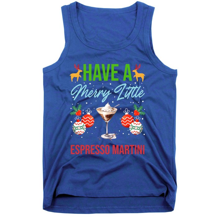 Have A Merry Little Espresso Martini Christmas Holiday Gift Tank Top