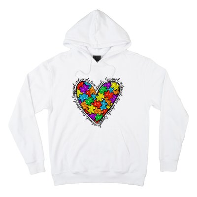 Heart Autism Mom Special Education Autism Awareness Hoodie