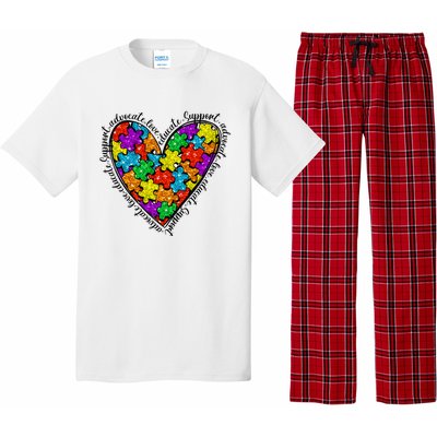 Heart Autism Mom Special Education Autism Awareness Pajama Set