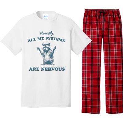 Honestly All My Systems Are Nervous Vintage Pajama Set