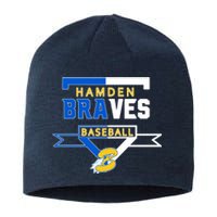 Hamden Braves Home Plate Baseball Fan Sustainable Beanie