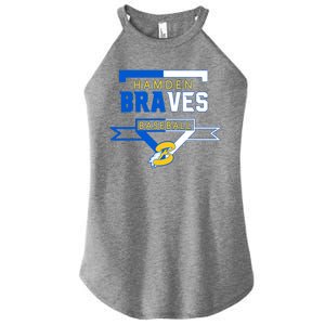 Hamden Braves Home Plate Baseball Fan Women's Perfect Tri Rocker Tank