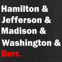 Hamilton & Jefferson & Madison & Washington & Burr. Adult Drive Performance Visor