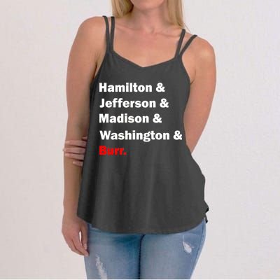 Hamilton & Jefferson & Madison & Washington & Burr. Women's Strappy Tank