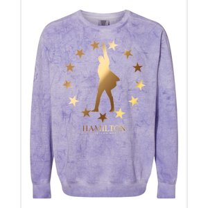 Hamilton An American Musical Golden Stars Colorblast Crewneck Sweatshirt