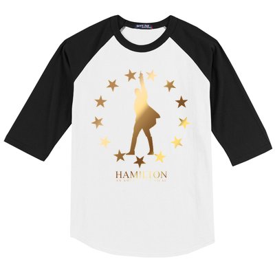 Hamilton An American Musical Golden Stars Baseball Sleeve Shirt