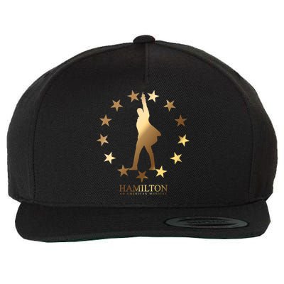 Hamilton An American Musical Golden Stars Wool Snapback Cap