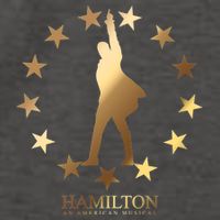 Hamilton An American Musical Golden Stars Vector Backpack