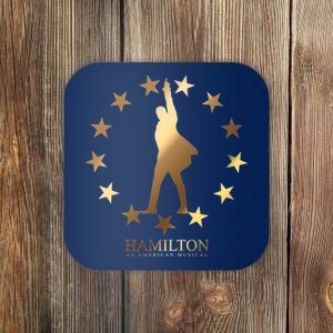 Hamilton An American Musical Golden Stars Coaster