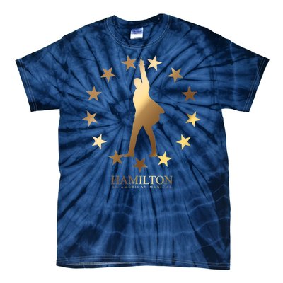 Hamilton An American Musical Golden Stars Tie-Dye T-Shirt