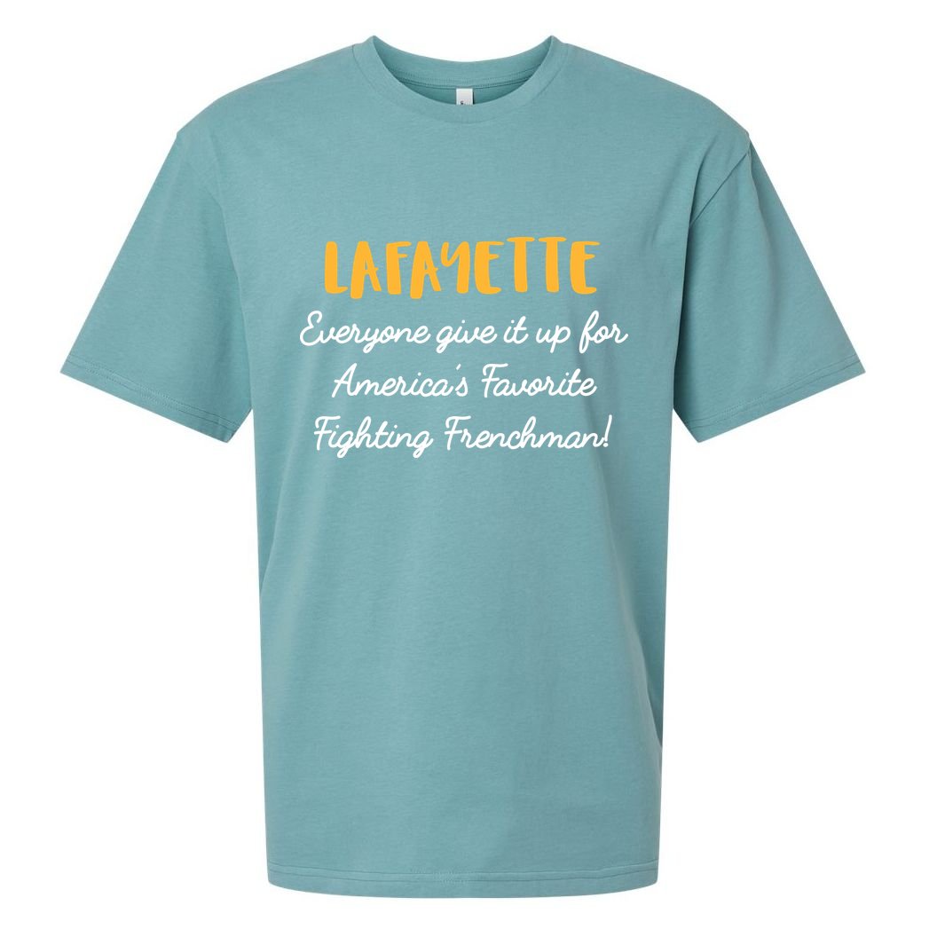 Hamilton Lafayette America's Favorite Frenchman Sueded Cloud Jersey T-Shirt