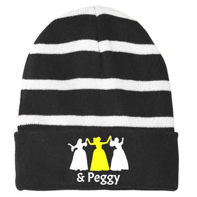 Hamilton Peggy Striped Beanie with Solid Band