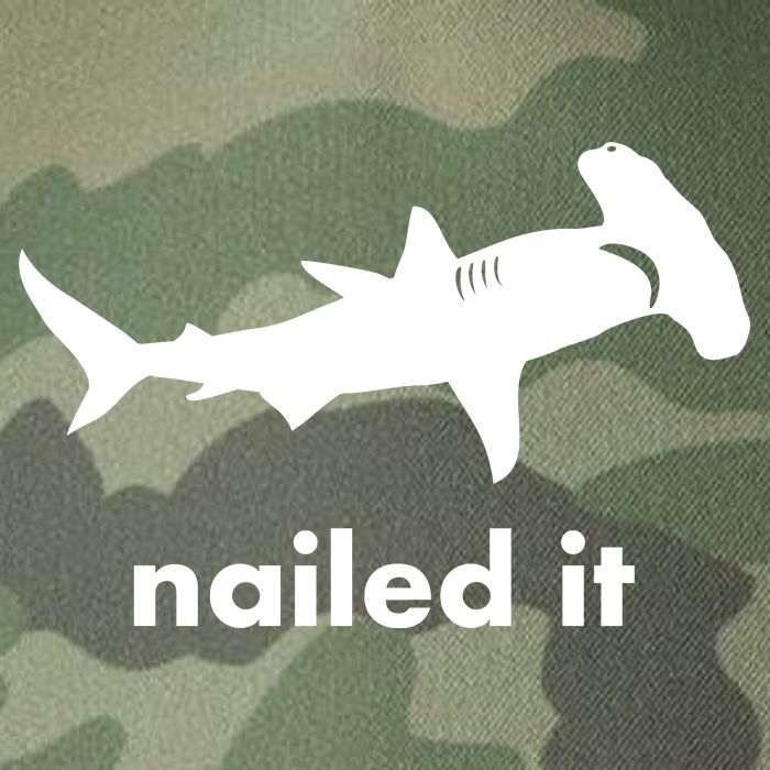 Hammerhead Nailed It Funny Legacy Tie Dye Trucker Hat