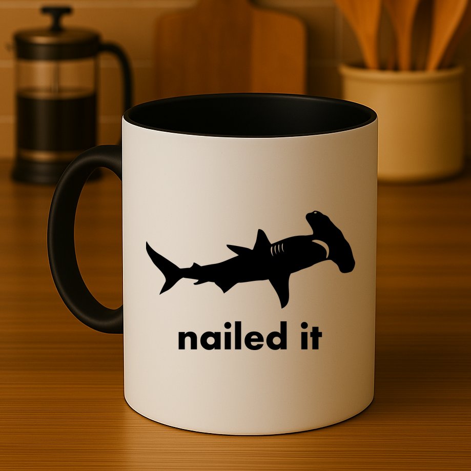 Hammerhead Nailed It Funny Mug