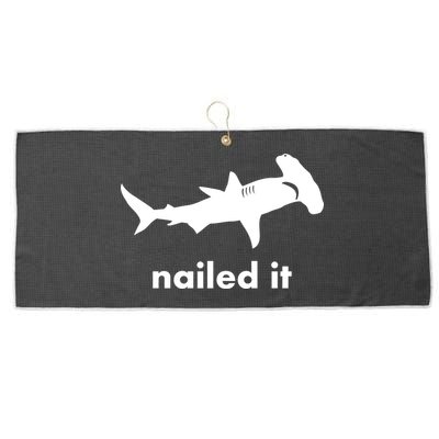 Hammerhead Nailed It Funny Large Microfiber Waffle Golf Towel